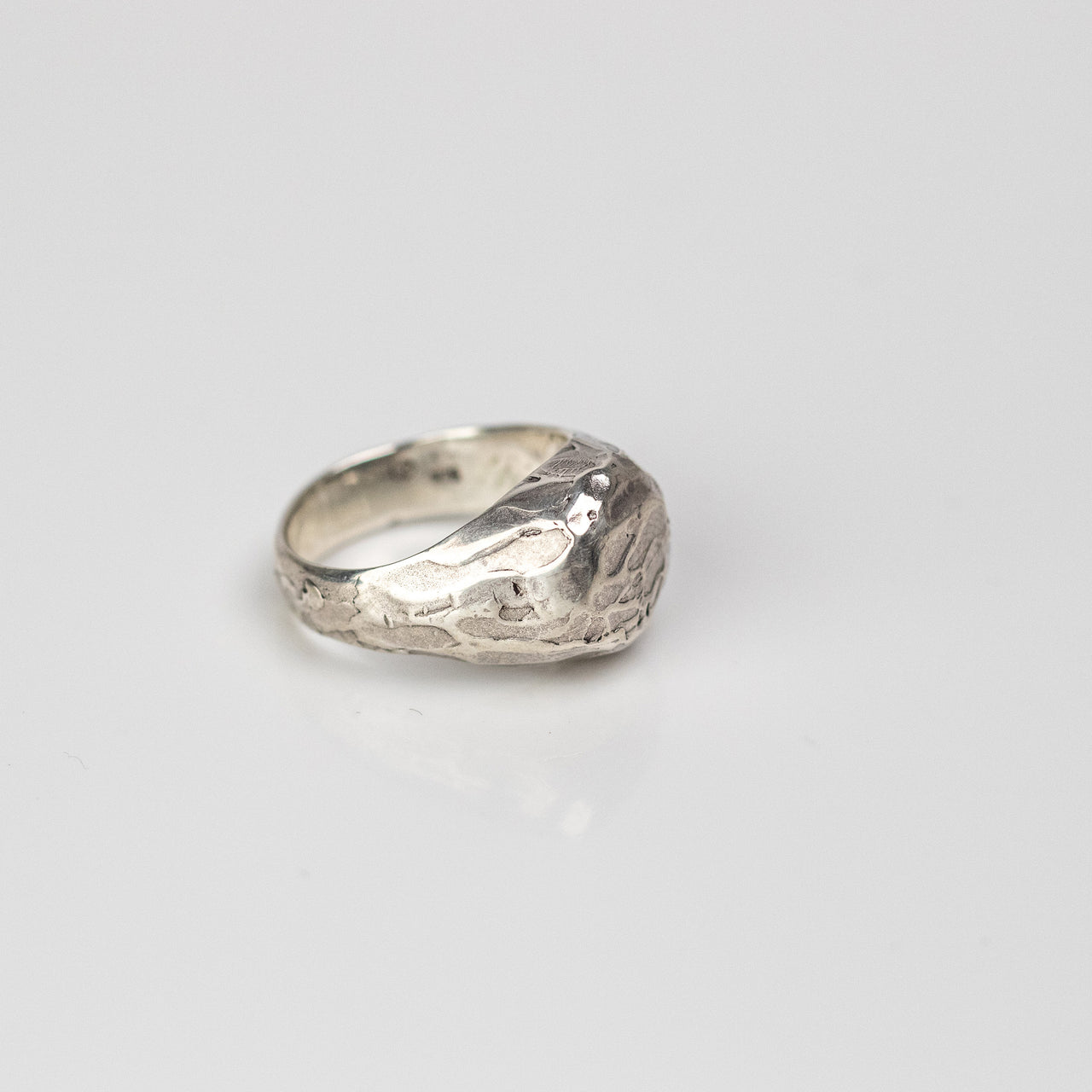 925 Silber MOONPHASE Pinky Ring- GrassArt