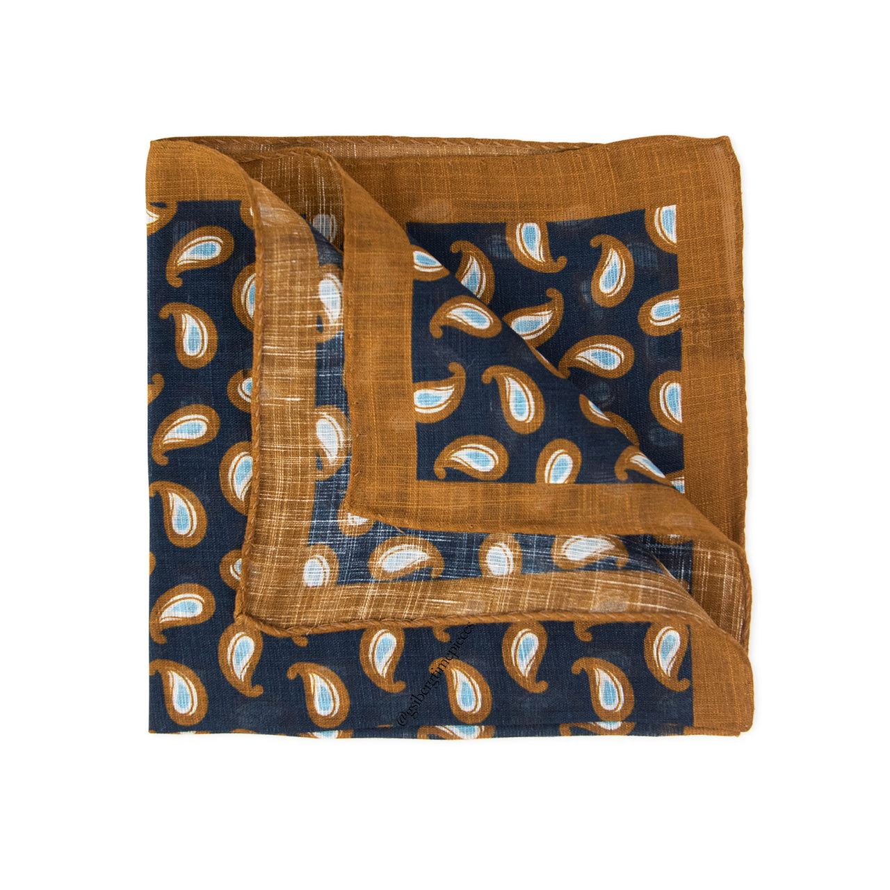 Alter Knabe Einstecktuch im Paisley Muster 