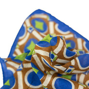 Alter Knabe Einstecktuch im 80s Muster  twist Leinen