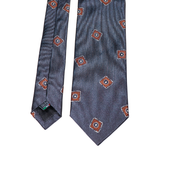 3-Fold Tie Alter Knabe - Dunkelgrau Gewebt