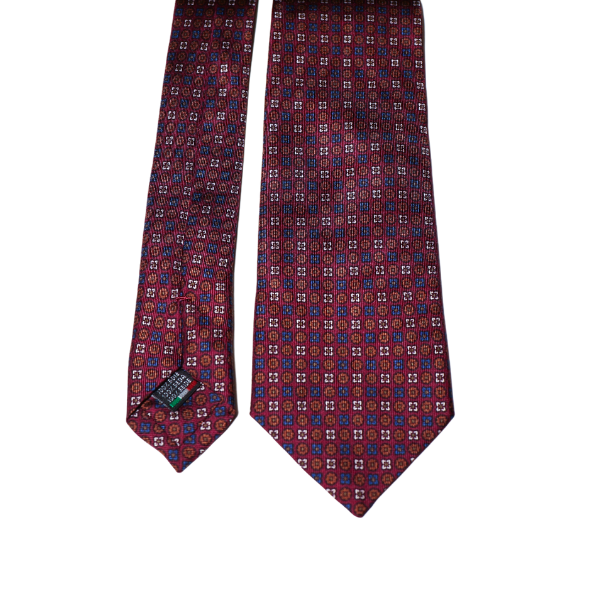 3-Fold Tie Alter Knabe - Lux Vin Burgundy