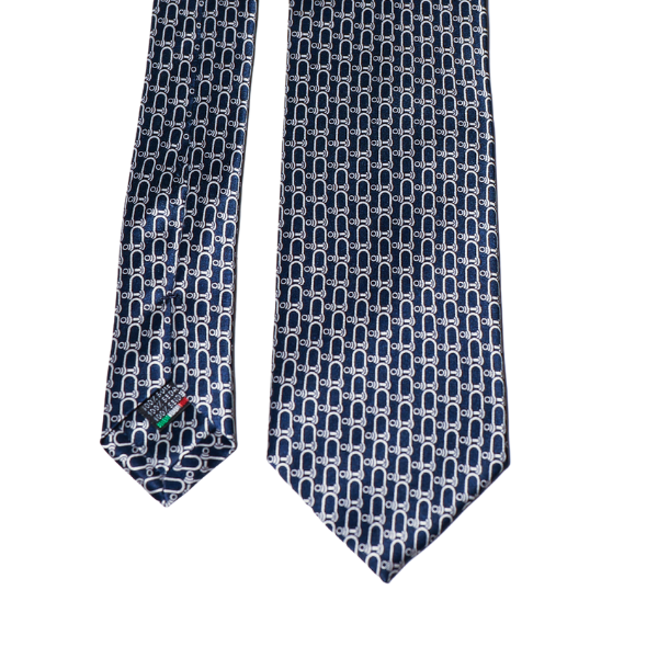 3-Fold Tie Alter Knabe - Stairville Shackle Midnight Blue - Silver