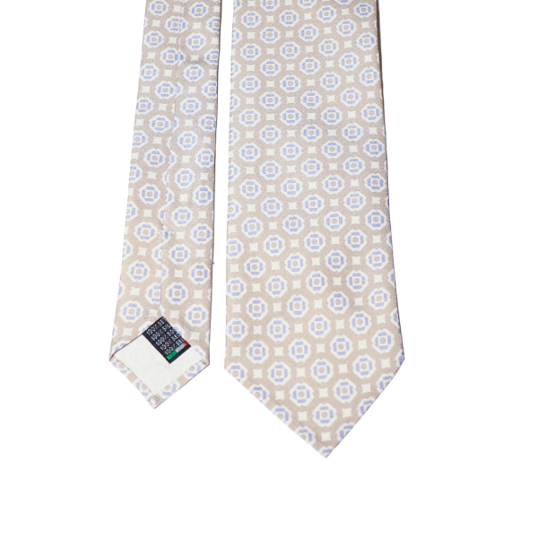 3-Fold Unlined Tie Alter Knabe - Sommer Seide Grau