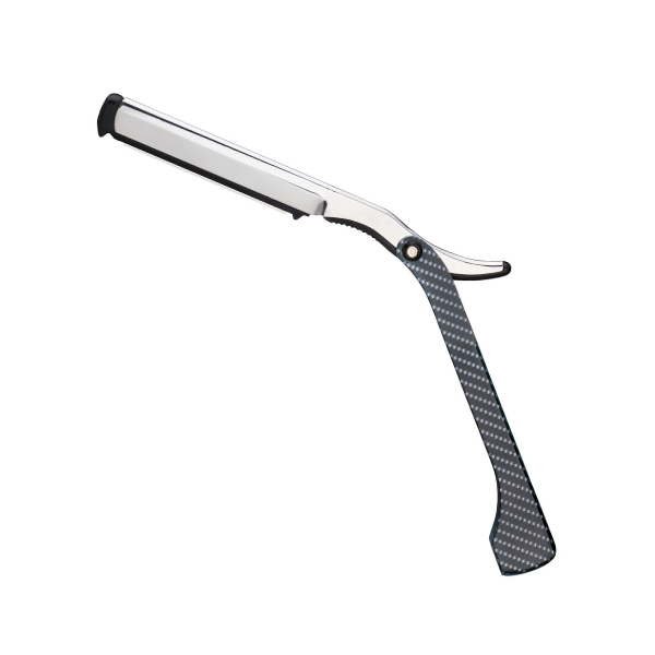 RASIERMESSER FÜR WECHSELKLINGE - METALLSCHALE CARBON-OPTIK