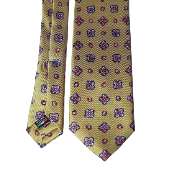 Multi-Fold Tie Alter Knabe - GIALLO SENAPE