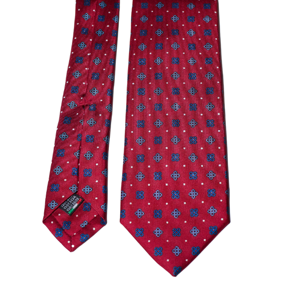 Multi-Fold Tie Alter Knabe - ROSSO CILIEGIA