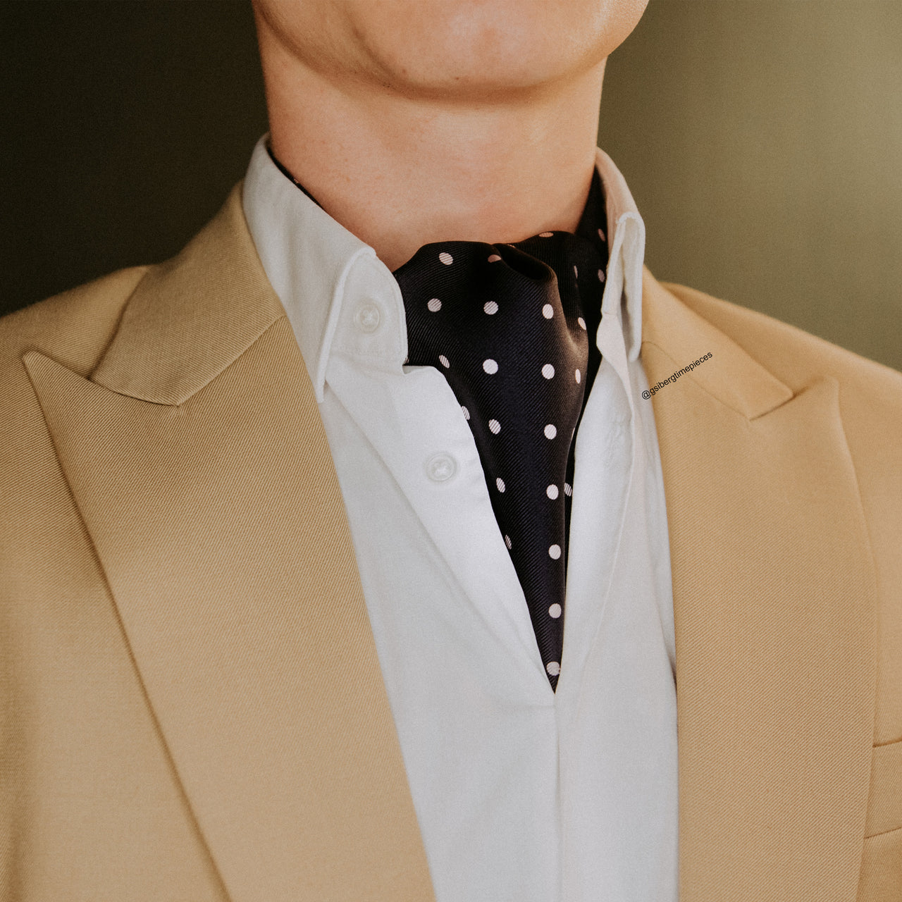 100% Silk ASCOT Alter Knabe - ROSA BLU