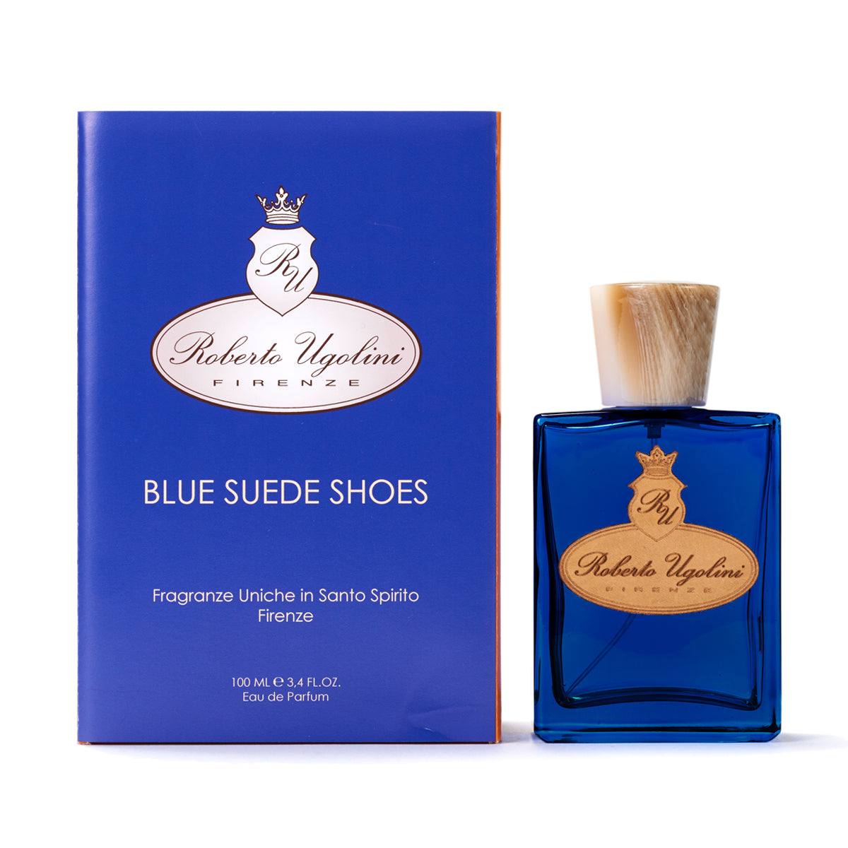 Roberto Ugolini Blue Suede Shoes feinste Nischendüfte Hochqualitative Parfums Deutschland Österrereich /Schweiz Duftcharakter zitrisch holzig Parfum für den Alltag Büroduft Powerduft Luxus in Vorarlberg Geschenkideen