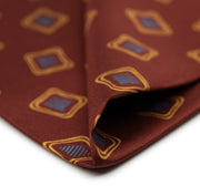 Alter Knabe SIENA Einstecktuch aus Seide front Ansicht geschwungen