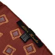 Alter Knabe Logo Einstecktuch SIENA 100 % Seide