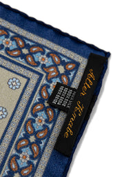 Alter Knabe Logo Einstecktuch VERDE OLIVIA 100 % Seide