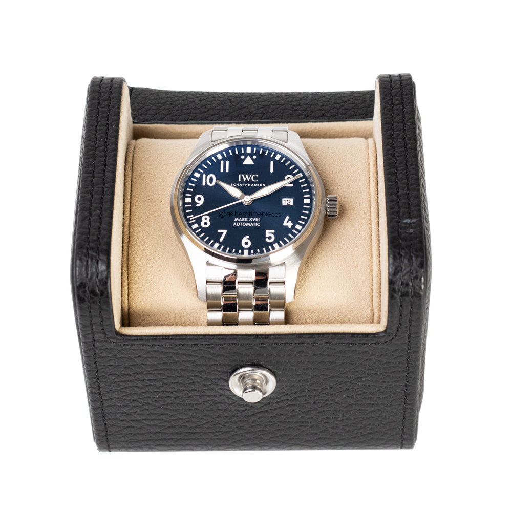 Limited edition IWC Le Petite Prince watch  blue sunburst dail  stainless steel perfect daily watch