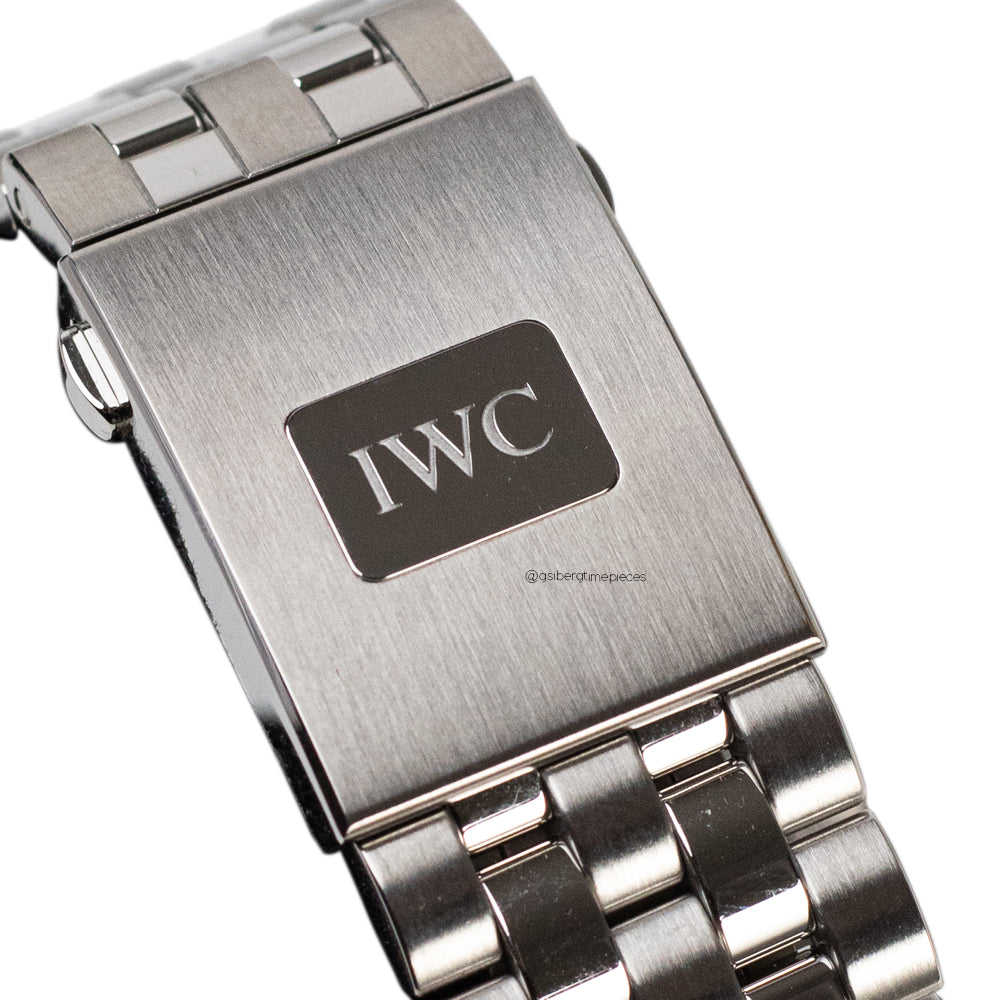 Limited edition IWC Le Petite Prince watch  blue sunburst dail  stainless steel perfect daily watch