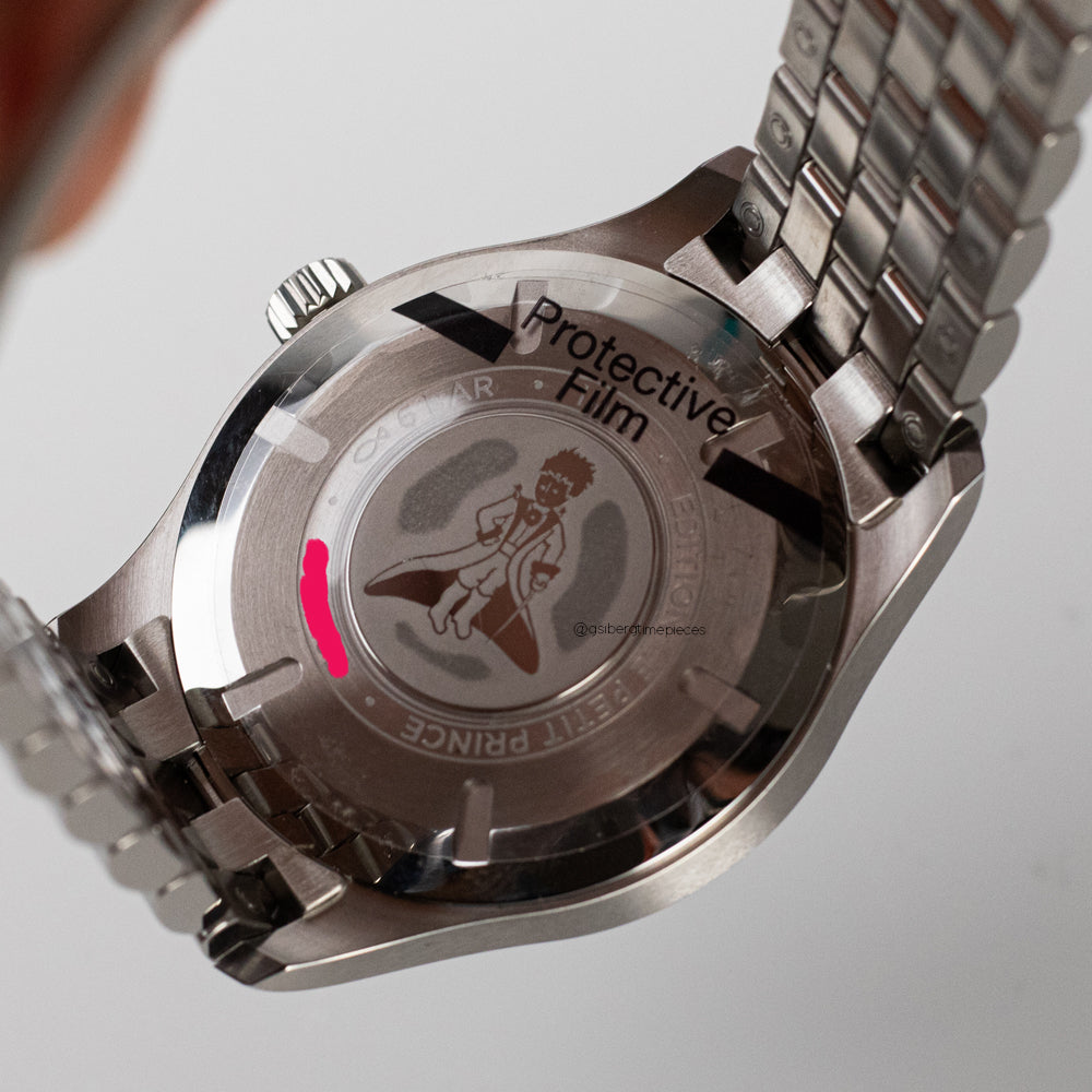 Limited edition IWC Le Petite Prince watch  blue sunburst dail  stainless steel perfect daily watch