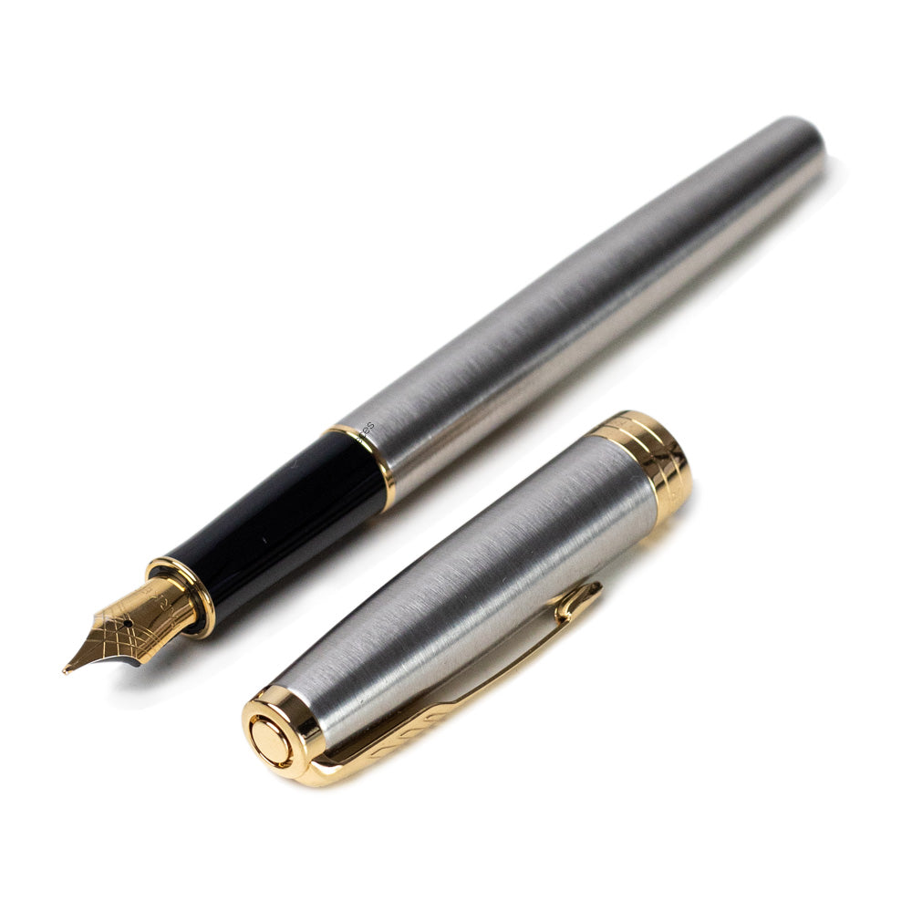 Parker Sonnet Fountain Pen - Silver Brushed