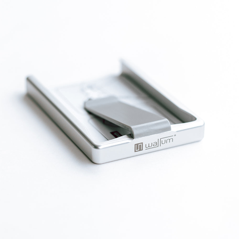 Wallum Wallet U1 hinten mit der Geldklammer